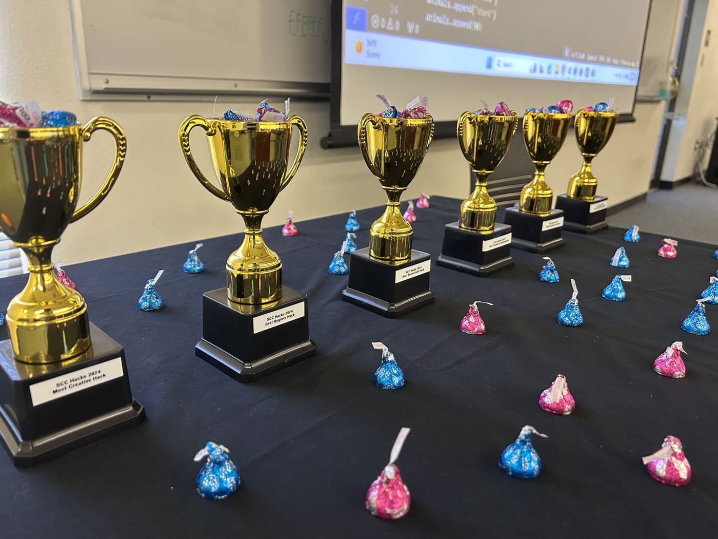Trophies for the winners